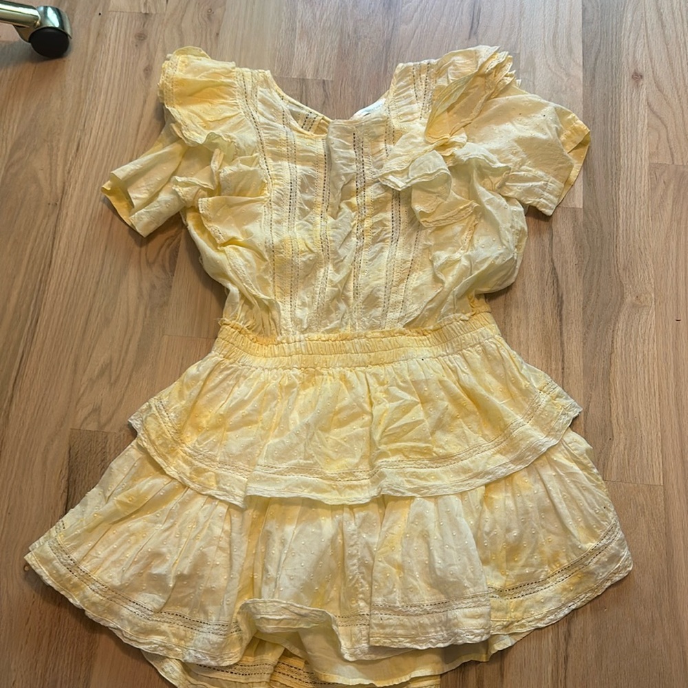 love shack fancy yellow dress